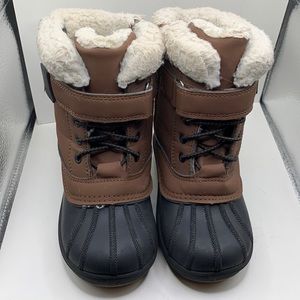 Cat and Jack Kid Snow Boot Shoes Size 10